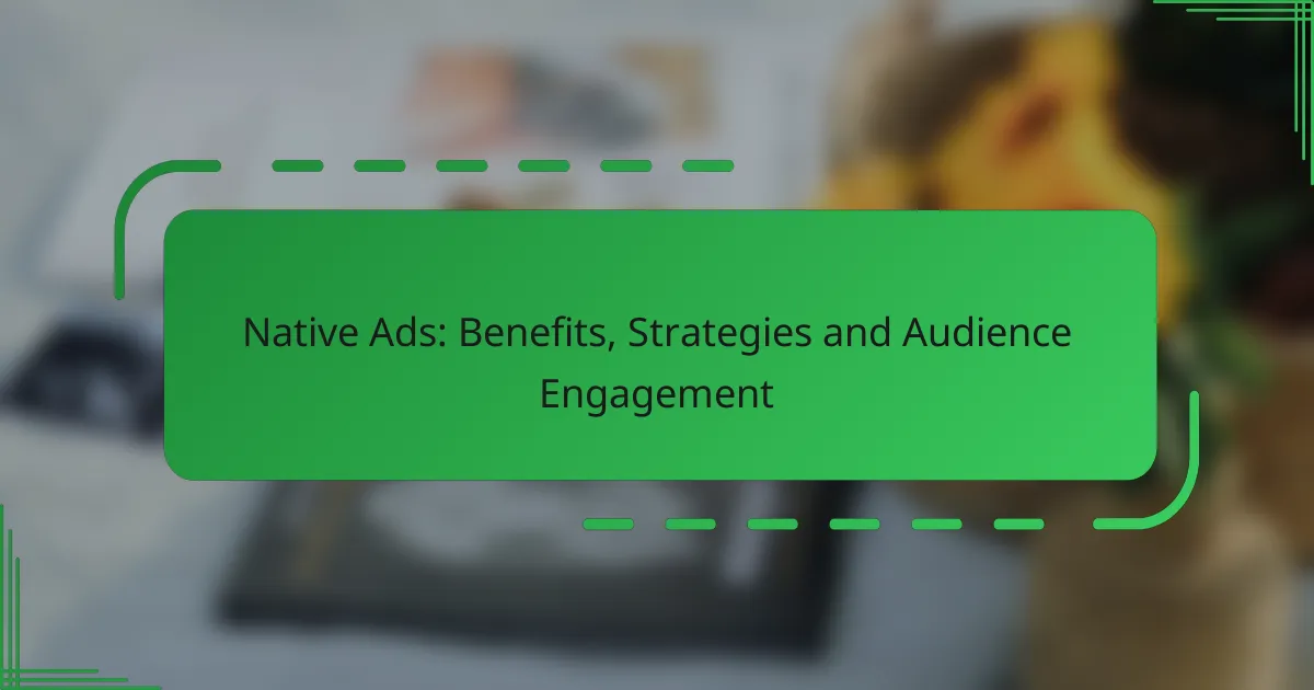 Native Ads: Benefits, Strategies and Audience Engagement